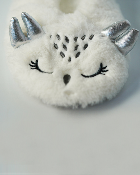 plush indoor slippers
