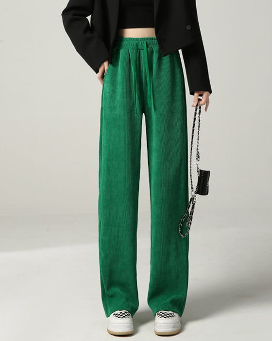 Solid color pants