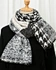 oversized tartan scarf