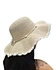 Straw hat with wide brim