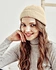 Stylish men's and women's alphabet thermal hats