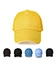 black fitted baseball cap
