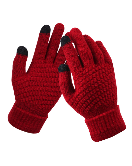 Lovely knitted gloves