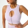 Zip Front Sports Bra