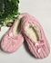 pink plush christmas stocking