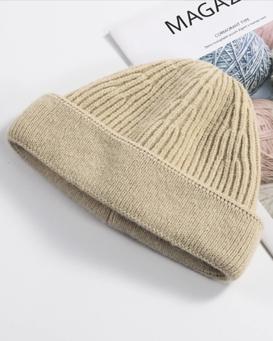 warm beanie cap with scarf