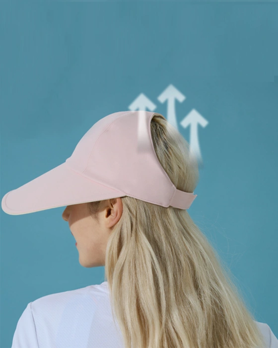 Sun visor in a solid color