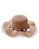 Straw hat with wide brim