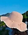 Straw hat with wide brim