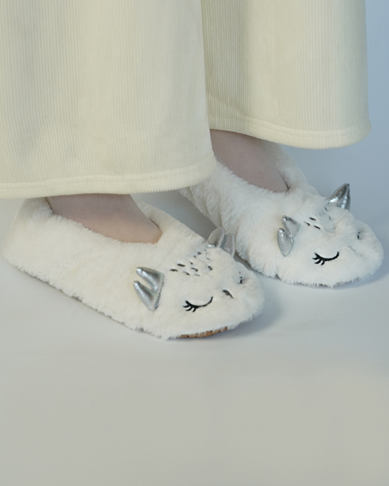 plush indoor slippers