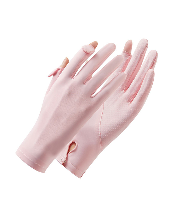 Ice silk gloves