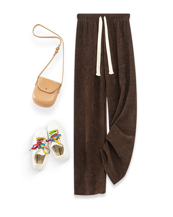 women's corduroy high rise pants