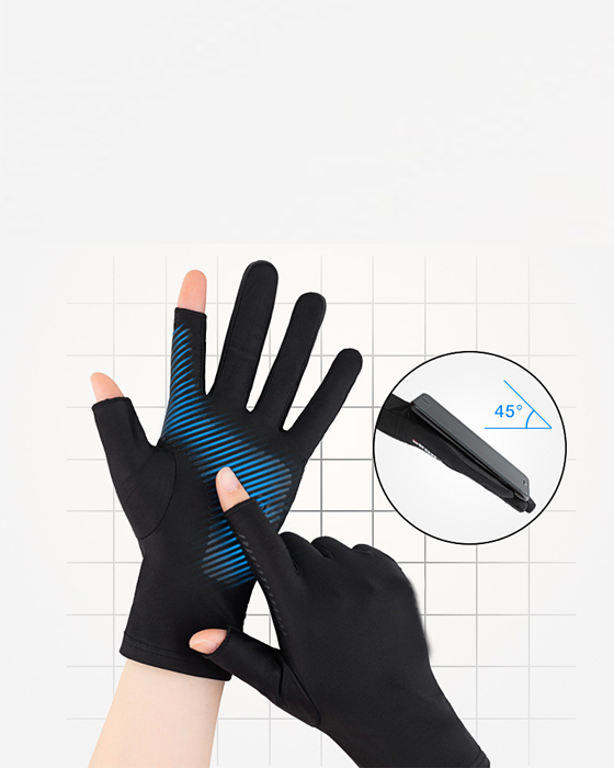 Half-finger gloves