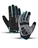 Breathable shock absorbing sports gloves