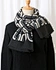 geometric print scarf