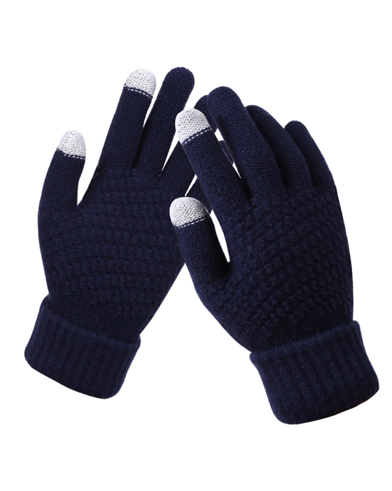 cable knit gloves