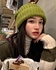 Knit-hat lady