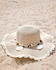 Straw hat with wide brim