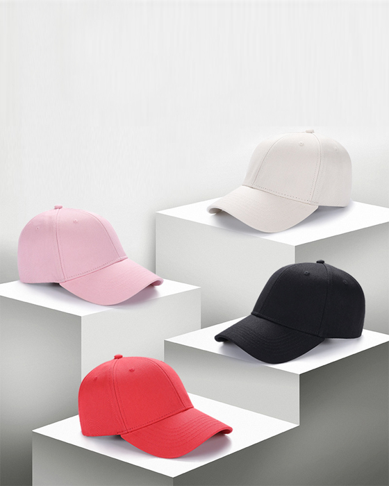 white baseball cap
