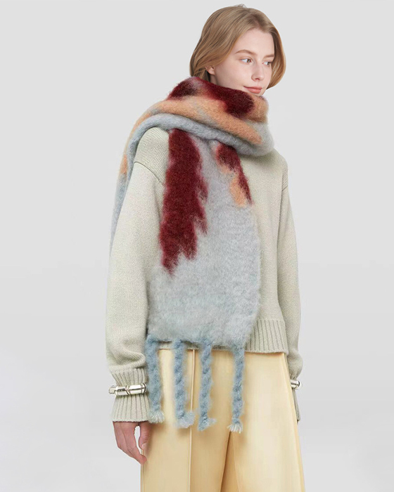 Striped scarf