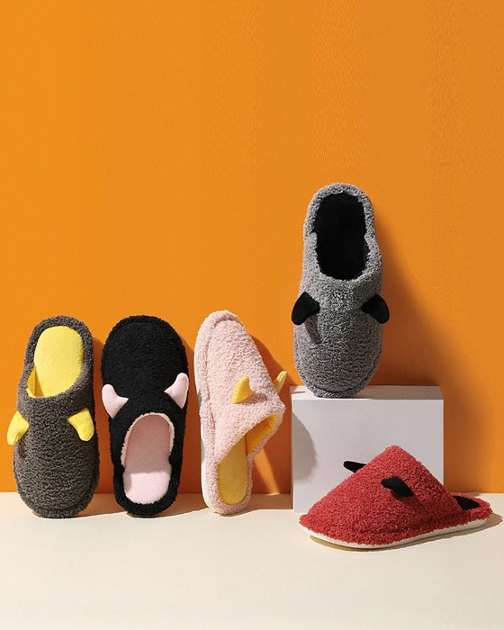 Couples cotton slippers