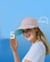 Sun visor in a solid color