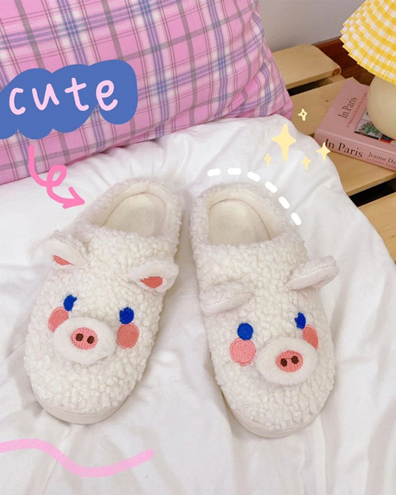 Autumn and winter slippers for girls
