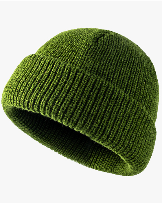 Knit beanie hat