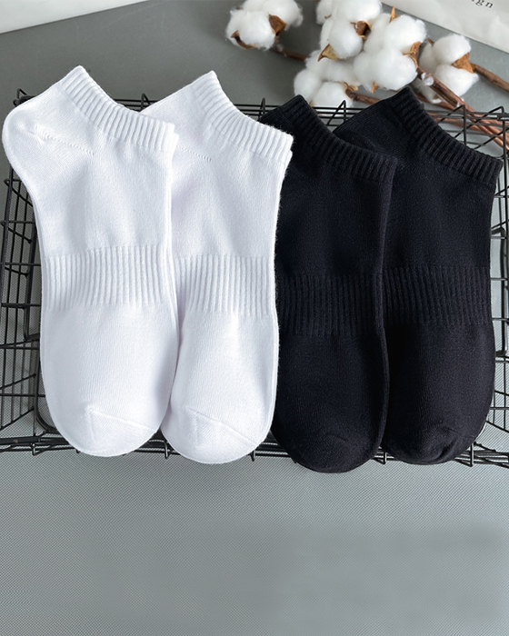 Black and white socks