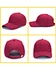fitted hats with colored brim