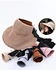 Foldable straw hat