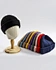 Solid color domed knit cap