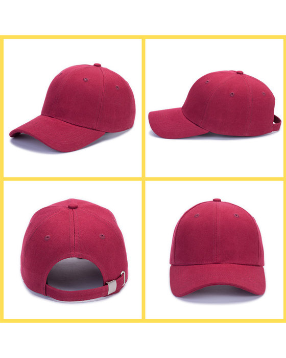 sitted hats with colored brim