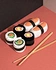Sushi packaging socks
