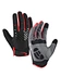 Breathable shock absorbing sports gloves