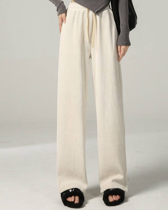 Solid color pants