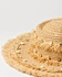Hat with rough brim