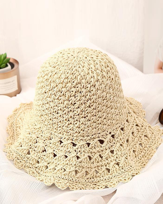 Casual straw hat