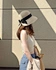 Foldable straw hat