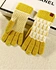 cable knit mittens