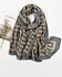A scarf in a geometric pattern