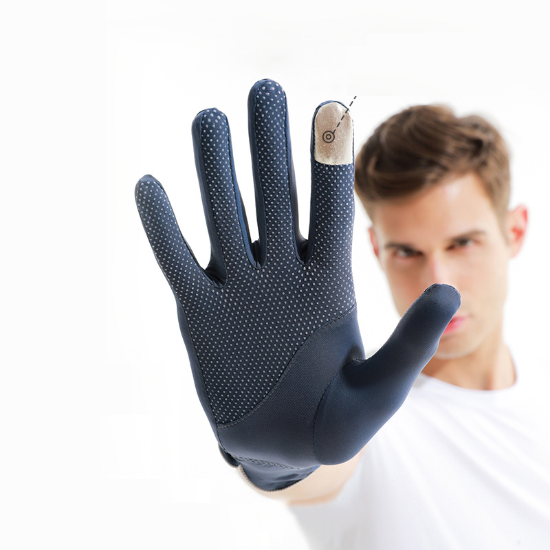 Ice silk gloves