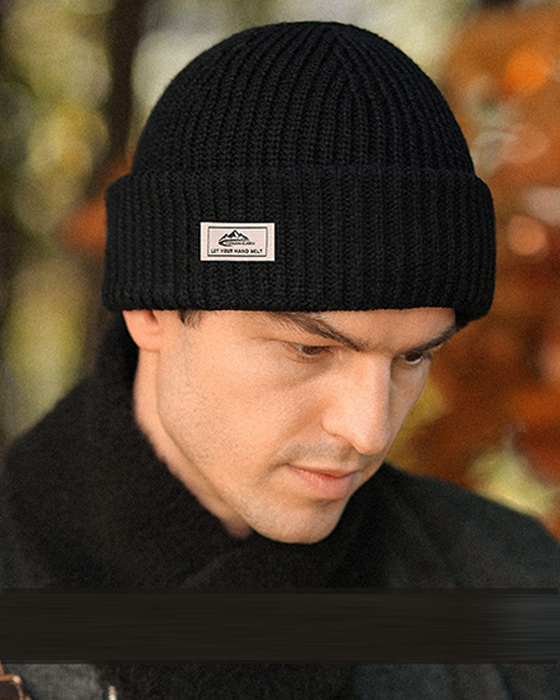 Knitted hat for men