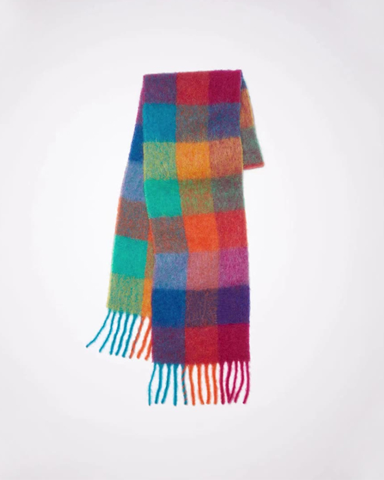 Imitation cashmere mohair scarf