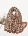 Cotton and linen scarf