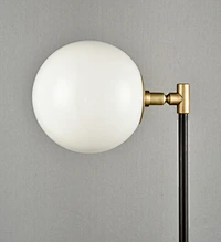 Glass Globe Table Lamp
