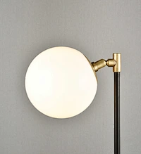 Glass Globe Table Lamp