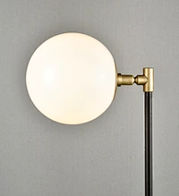 Glass Globe Table Lamp