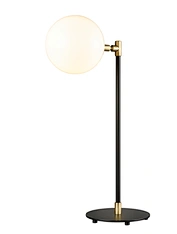 Glass Globe Table Lamp