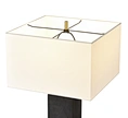 Textured Iron Square Table Lamp